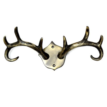 Decorative Deer Horn Aluminum Hooks